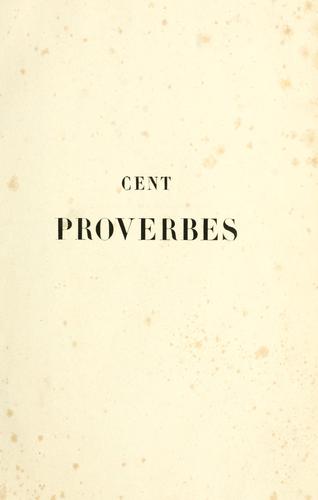 Cent proverbes par Grandville et par [Trois têtes sous un même bonnet] by J. J. Grandville