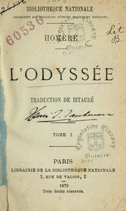 Cover of: L' odyssée by Όμηρος (Homer)