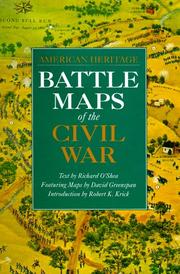 Cover of Battle Maps of the Civil War (American Heritage) by Richard O'Shea
