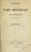 Cover of: Histoire du parti Républicain en France de 1814 à 1870