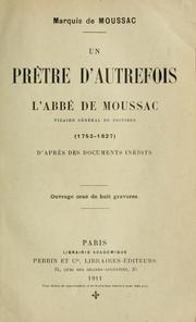 Un prêtre d'autrefois by Marquis de Moussac