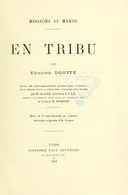 Cover of: En tribu