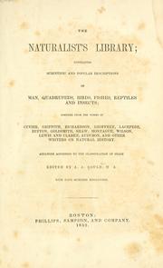 Cover of: The naturalist's library