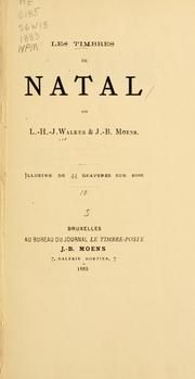 Les timbres de Natal by L. H. J. Walker