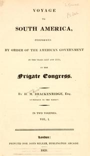 Cover of: Voyage to South America by H. M. Brackenridge