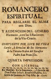 Cover of: Romancero espiritual by Lope de Vega