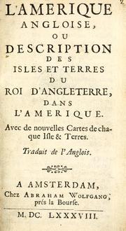 Cover of: L' Amérique angloise by Richard Blome, Richard Blome