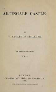 Cover of: Artingale Castle by Thomas Adolphus Trollope