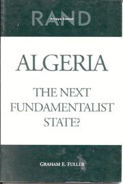 Cover of: Algeria, the next fundamentalist state?
