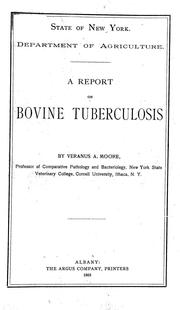 Cover of: A report on bovine tuberculosis