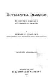 Cover of: Differential diagnosis ...