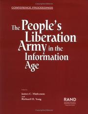 Cover of: The People's Liberation Army in the Information Age (Conference Proceedings (Rand Corporation).)