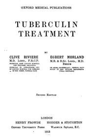 Cover of: Tuberculin treatment