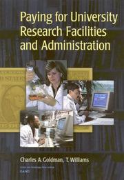 Cover of: Paying for Research Facilities and Administration