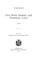 Cover of: Live stock sanitary and veterinary laws, 1905