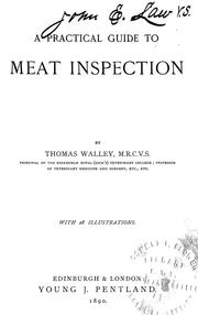 Cover of: A practical guide to meat inspection