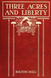 Cover of: Three acres and liberty