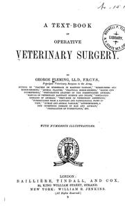 Cover of: text-book of operative veterinary surgery