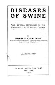 Cover of: Diseases of swine: with special reference to the preventive measures of disease