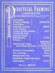 Cover of: Practical farming and gardening by Willis MacGerald