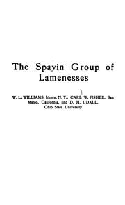 The spavin group of lameness