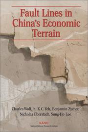 Cover of: Fault Lines in China's Economic Terrain