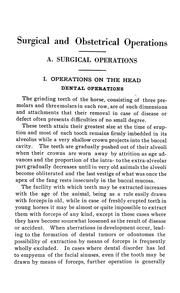 Cover of: Surgical and obstetrical operations