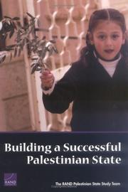 Cover of: Building a Successful Palestinian State by RAND