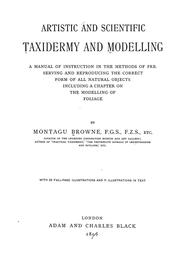 Cover of: Artistic and scientific taxidermy and modelling by Montagu Browne