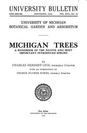 Cover of: Michigan trees by Charles Herbert Otis