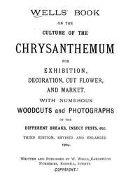 Cover of: Book on the culture of the chrysanthemum ...
