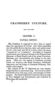 Cover of: Cranberry culture by White, Joseph J.