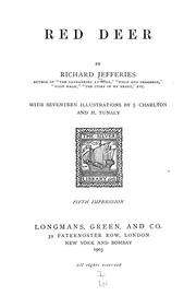 Cover of: Red deer by Richard Jefferies