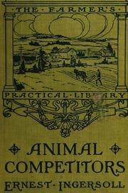 Cover of: Animal competitors by Ernest Ingersoll