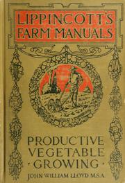 Cover of: Productive vegetable growing by John William Lloyd