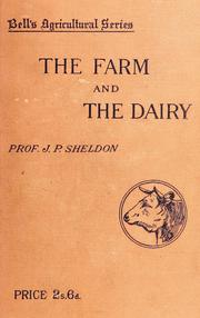 Cover of: The farm and the dairy