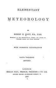 Cover of: Elementary meteorology