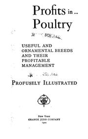 Cover of: Profits in poultry by George B. Fiske