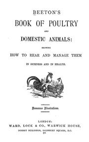 Cover of: Beeton's book of poultry and domestic animals