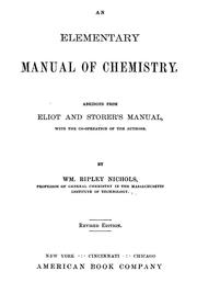Cover of: Elementary manual of chemistry, abr. from Eliot and Storer's manual