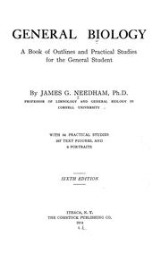 Cover of: General biology: a book of outlines and practical studies for the general student