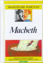Cover of: Macbeth by William Shakespeare