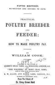 Cover of: Practical poultry breeder & feeder: or, How to make poultry pay.