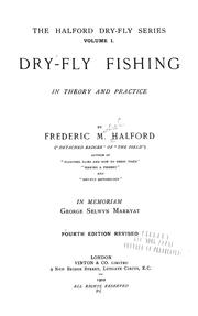 Cover of: Dry-fly fishing in theory and practice
