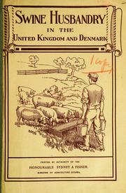 Cover of: Swine husbandry in the United Kingdom and Denmark by Canada. Dept. of Agriculture