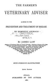 Cover of: The farmer's veterinary adviser: a guide to the prevention and treatment of disease in domestic animals