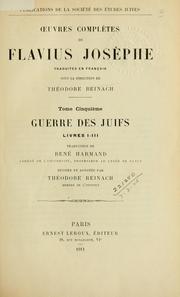 Cover of: Oeuvres complètes