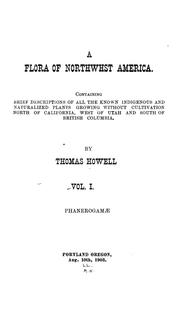 Cover of: A flora of northwest America by Howell, Thomas