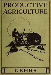 Cover of: Productive agriculture