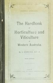 The handbook of horticulture and viticulture of Western Australia